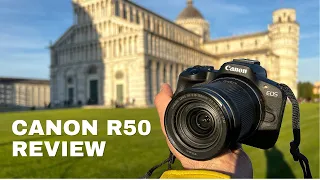 Canon R50 review from Tuscany: an affordable camera that won't disappoint (+ test photos)