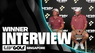 WINNER INTERVIEW: No "Hangover Effect" For Ripper GC | LIV Golf Singapore