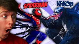 Reacting to SPIDERMAN vs VENOM the MOVIE