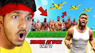 I Survived 100 DAYS in ZOMBIE ATTACK in GTA 5 - (DAY 2) Sharp Tamil Gaming