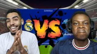 THE UCL!! REAL MADRID VS PSG [9AL GAMES v MACKIE PES HD]