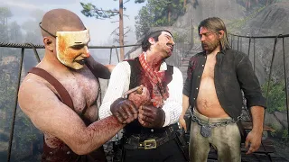 Punishing Dutch And Micah in Red Dead Redemption 2 (Psycho Clown Halloween Special)