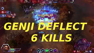 HotS Genji Deflect 6 Eliminations