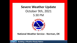 Severe Weather Update - October 9th, 2021