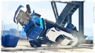 ПОГОНЯ ЗА АДСКИМ ГРУЗОВИКОМ В GTA ONLINE!!! (ЭПИК В ГТА 5)