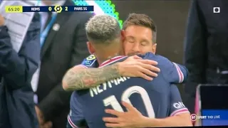 Lionel Messi Debut For PSG Against Reims [ PSG 2 vs 0 Reims ]