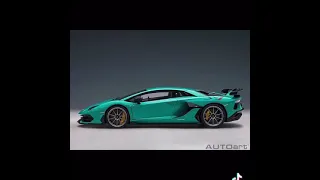 Lamborghini aventador model cars by autoart