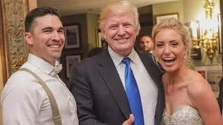 President Donald Trump Makes Surprise Appearance At Couple's Wedding