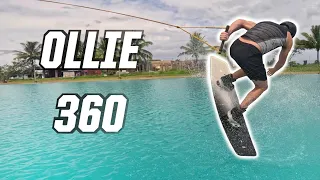 HOW TO OLLIE FRONTSIDE 360 - WAKEBOARDING