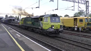 Early Morning at Nuneaton, but what a mess up with 70002.??