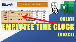 [TUTORIAL] Create a TIME TRACKER or PUNCH CLOCK in EXCEL (Free Template!)