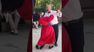 🔥 Фееричное танго в Сокольниках 💃🕺Валентина и Сергей 🤩#танцы #сокольники #dance #танец