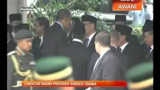 Lawatan pertama Barack Obama ke Parlimen