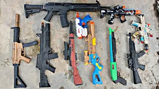 Collecting Sniper Gun, Blaster Gun, M4 Rifle Gun, Pistol Gun, Light Gun, M16 Gun