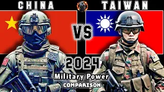 CHINA vs TAIWAN Military Power Comparison 2024