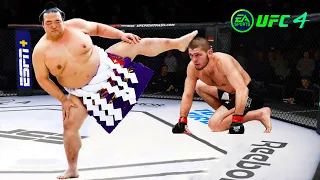 UFC4 Khabib vs Sumo Master EA Sports UFC 4 - Epic Fighting