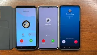 Samsung S23+ vs S22+ vs S21+ Skype, FB Messenger, Google Duo Meet Social Apps Incoming Call in Cases