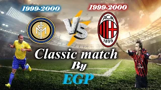 Inter Milan VS AC Milan | Classic match 1999-2000 gameplay | Derby della Madonnina |