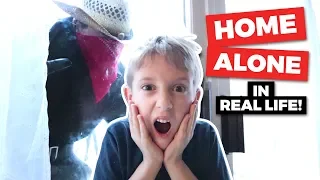 Home Alone In Real Life! Bandits Surround The House!