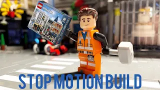 Lego 10255 stop motion build