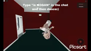 How to dance the M3GAN dance in ROBLOX ♥️ #m3gan #megan #m3gandance #robloxdance  #roblox