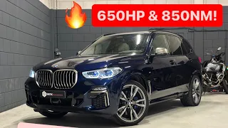 650HP & 850NM STAGE 1 BMW X5 M50i G05 0-100 & 100-200 & 1/4 Mile BERKPerformance Tuned