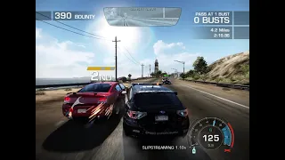 NFS Hot Pursuit - SUBARU POLICE " In One Step Ahead"&"Hunted" BMW ,PORCHE ,SRT8 ,Escape To The Beach