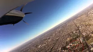 Watch us fly into Fullerton Airport - California