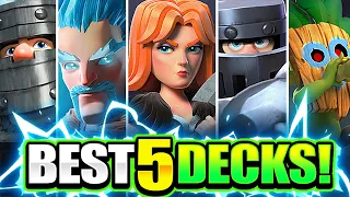 *NEW* TOP 5 STRONGEST DECKS IN CLASH ROYALE! 2022 RANKING BEST DECK LIST! 🏆