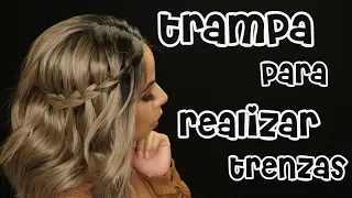 COMO HACER TRENZA CASCADA PRINCIPIANTES / WATERFALL BRAID STEP BY STEP / BRAID TUTORIAL