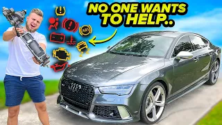 REBUILDING A WRECKED AUDI RS7 That I Bought By ACCIDENT! | PART 3