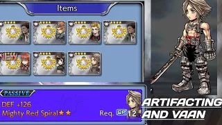 ARTIFACTS FARMING/INFO + VAAN'S ARTIFACT REVEALING - FF Dissidia Opera Omnia