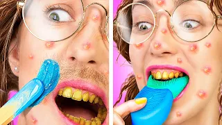 Vom Nerd zum Beliebten Schüler! MakeOver mit Gadgets!