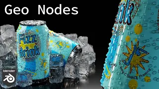 Water Droplets with Geometry Nodes || Blender 3.2