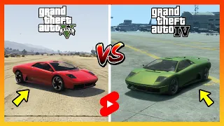 GTA 5 INFERNUS VS GTA 4 INFERNUS | COMPARISON OF INFERNUS #shorts #ytshorts