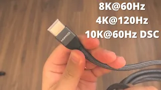 САМЫЙ мощный HDMI 2.1 кабель BlitzWolf ► 8K@60Hz, 4K@120Hz, 10K@60Hz DSC, 48Gbps