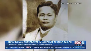 Navy To Name Destroyer In Honor Of Filipino Sailor