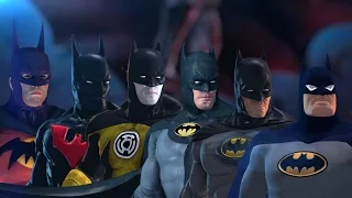 All Batman Costumes (Earth 1, Sinestro Corps, Batman Beyond, Dark Knight, Batman Inc, Year One)