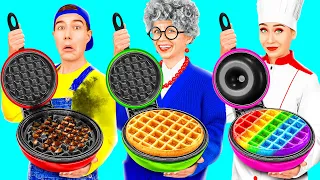 Reto De Cocina Yo vs Abuela | Simples trucos y herramientas de cocina secretas de 4Teen Challenge