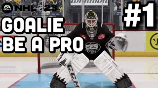 NHL 23 GOALIE BE A PRO |EP1| THE STORY BEGINS