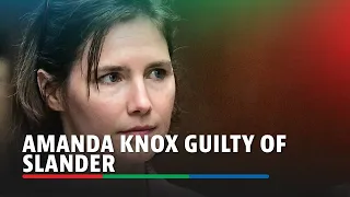 Italy court sentences Amanda Knox to three years in slander case | ABS-CBN News