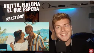 Anitta, Maluma - El Que Espera | [REACTION] 🔥