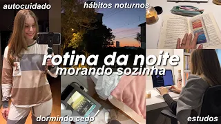 MINHA ROTINA DA NOITE MORANDO SOZINHA | inverno chegou, hábitos noturnos, disciplina & motivação…