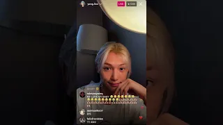 Stray Kids Felix yong.lixx in New York 1st IG Live 9.11.23