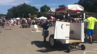 Watch the Outhouse Races at the Iowa State Fair