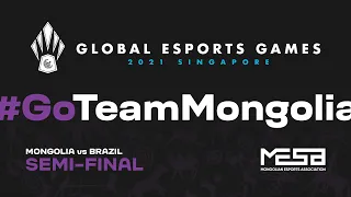 Global Esport Games 2021 | DOTA 2 | TEAM MONGOLIA [ Lilgun ] VS TEAM BRAZIL