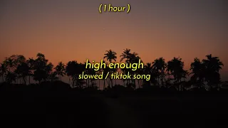 [ 1 Hour ] K.Flay - High Enough (slowed down) | "I don’t need drugs 'cause i’m already high enough"