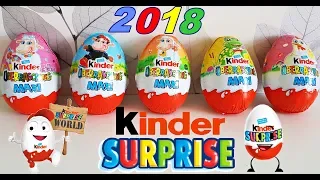 Kinder Surprise Eggs MAXI 2018 JULY!