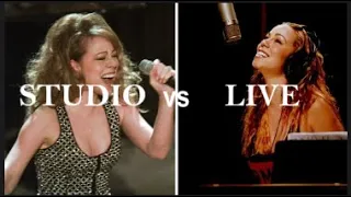 TOP 5 Mariah Carey´s STUDIO vs LIVE Songs