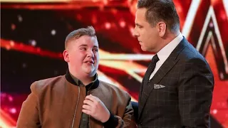 Kyle Tomlinson Wowed The Judges With His Singing And Prompted David Walliams Press Golden Buzzer